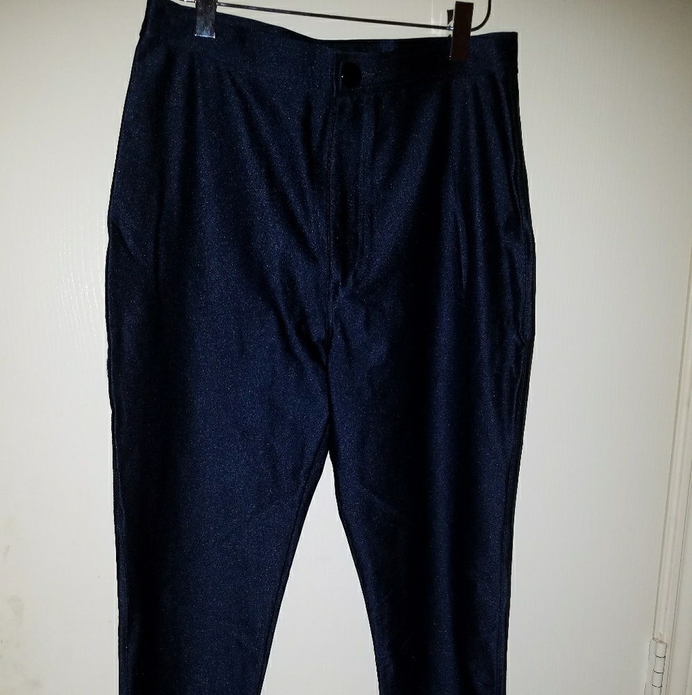 High waisted disco pant